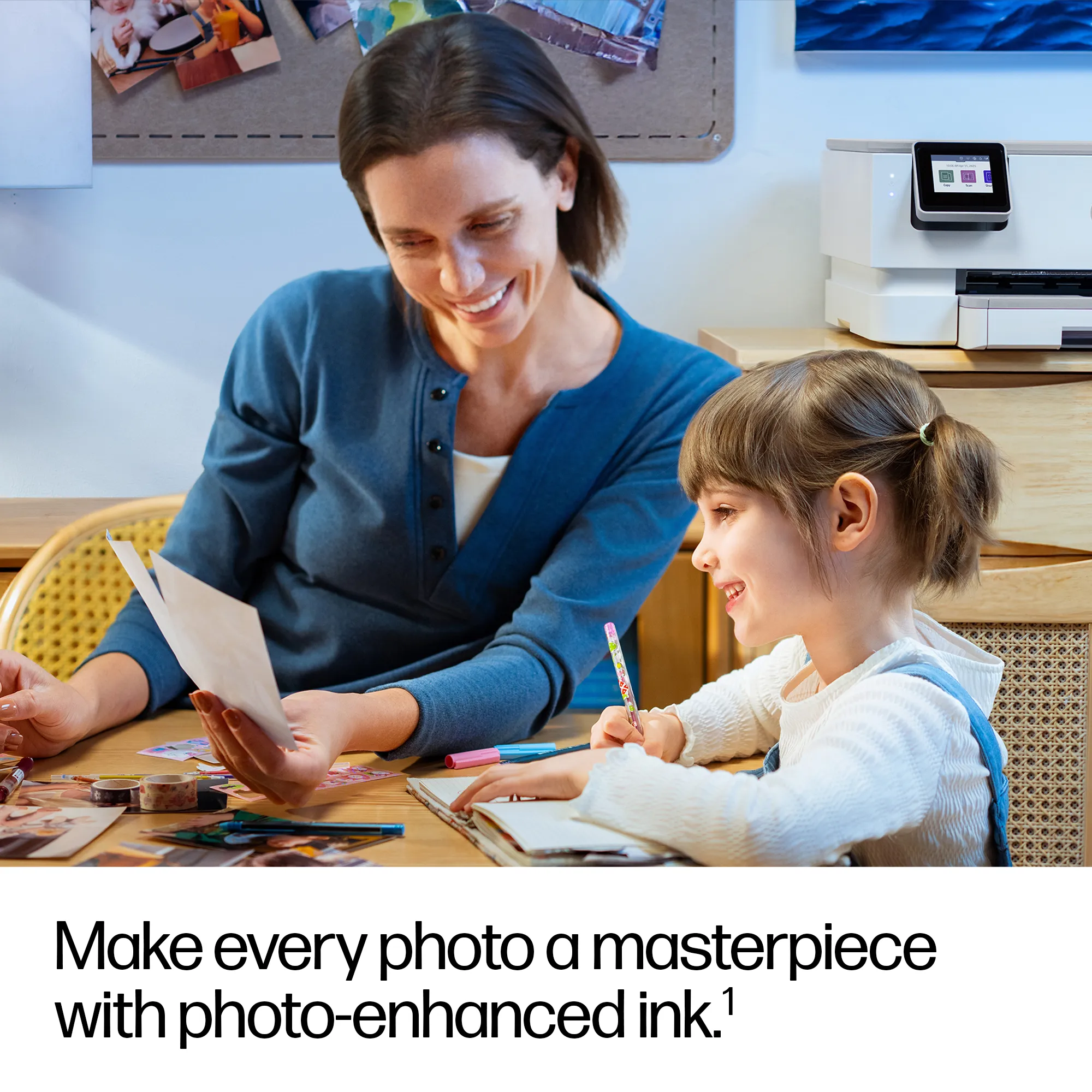 HP Envy Photo 7230 All-in-One Color Inkjet 10ppm Print Scan Copy Photo Printer USB 2.0 Wi-Fi