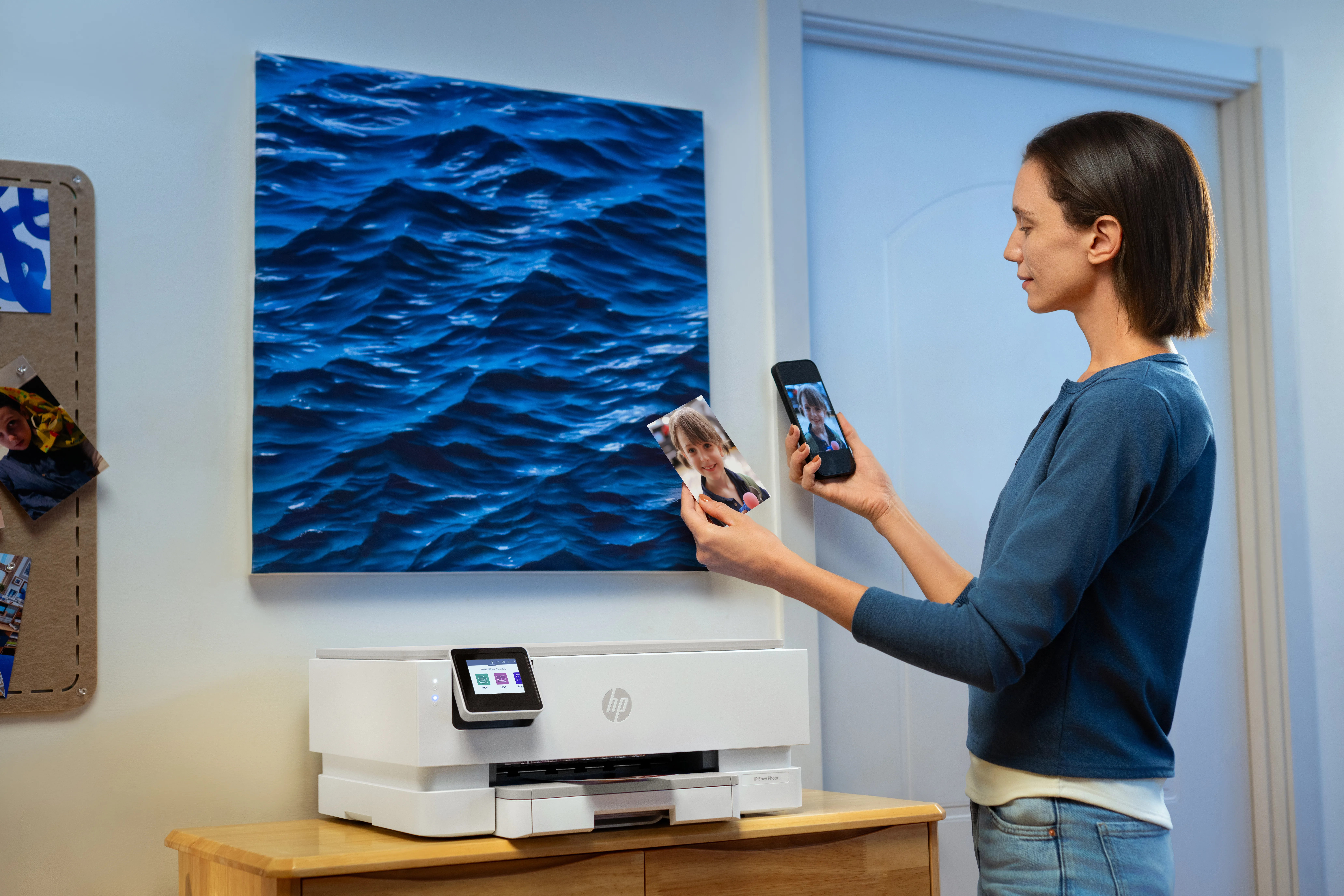 HP Envy Photo 7230 All-in-One Color Inkjet 10ppm Print Scan Copy Photo Printer USB 2.0 Wi-Fi