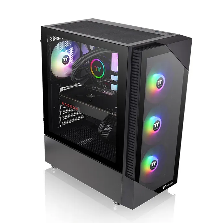 Thermaltake View 200 TG ARGB - Mid Tower case, window, Black