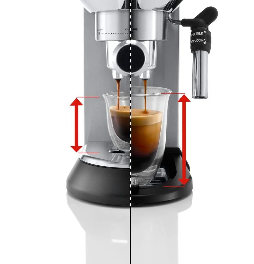 Delonghi Dedica Style EC 685.M - espresso machine, Black, Metallic, Silver