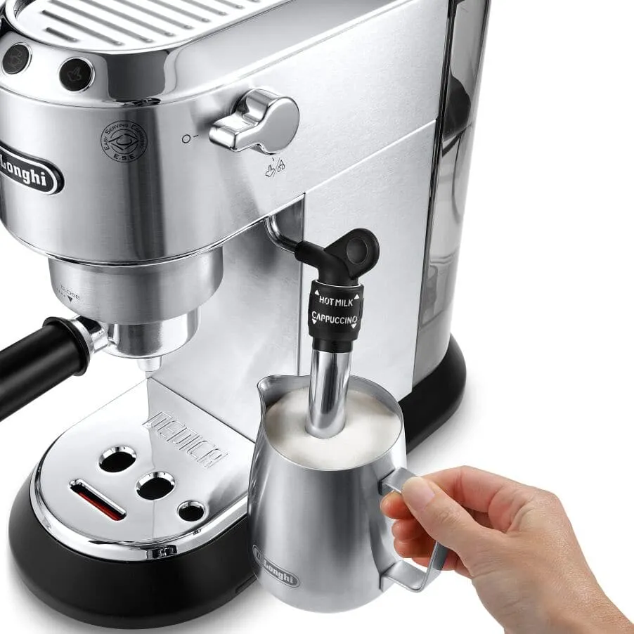 Delonghi Dedica Style EC 685.M - espresso machine, Black, Metallic, Silver