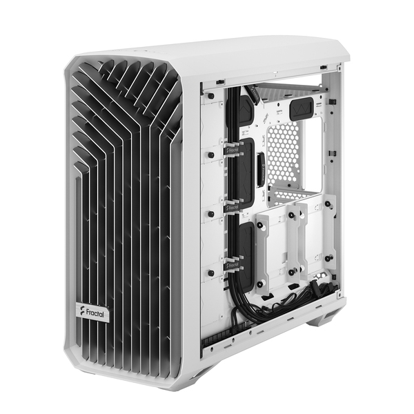 Fractal Design Torrent - Mid Tower case with window, White / Clear Tint
