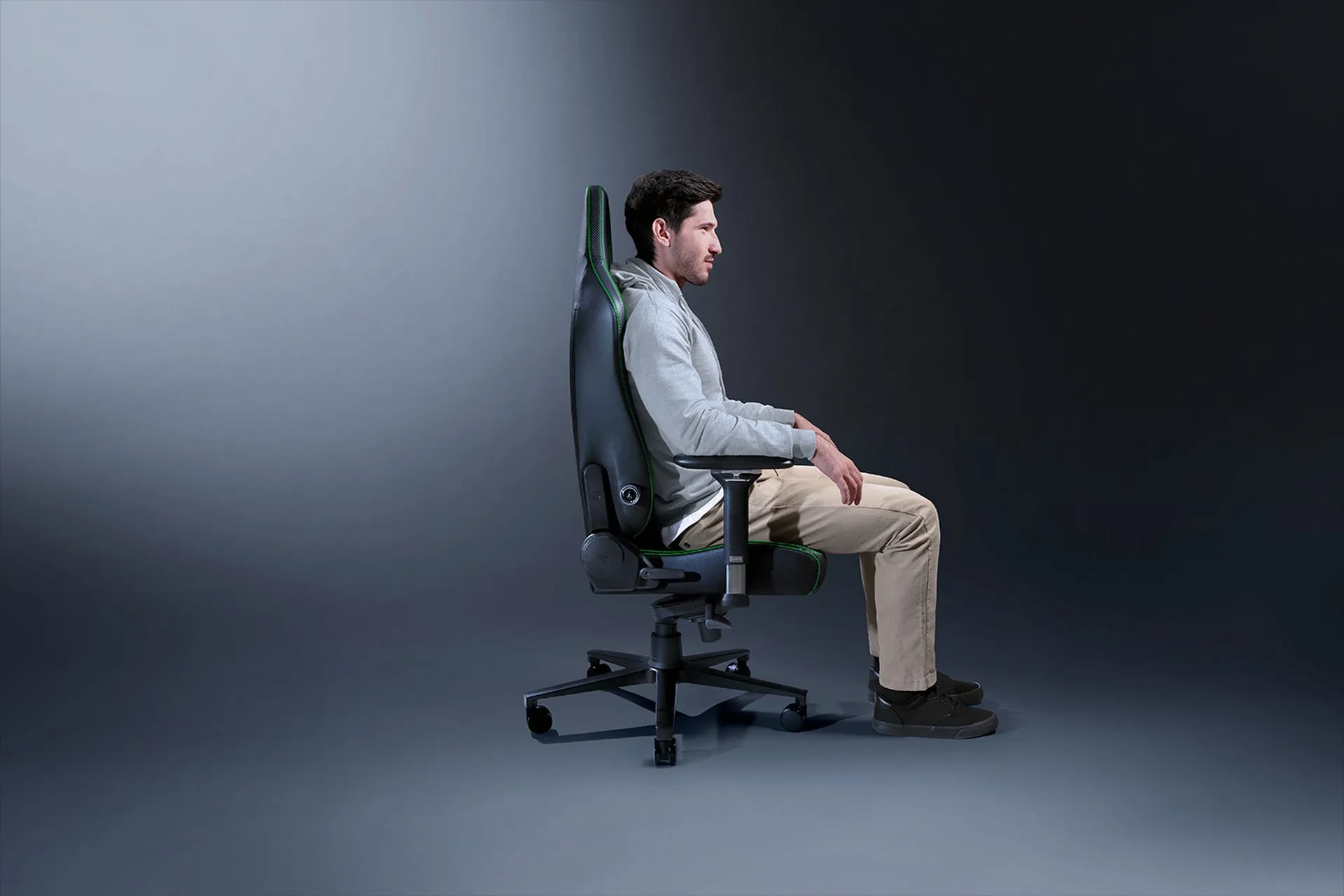 Razer Iskur V2 ergonomisk spelstol - gr&aring;