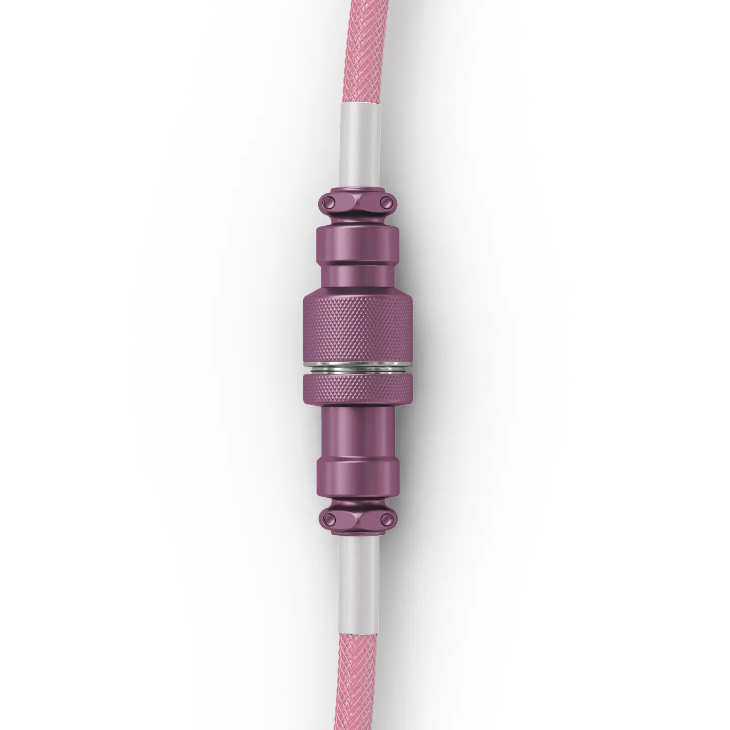 Glorious GMMK Coiled USB-A - USB-C - cable, 1.4m, Pixel Pink