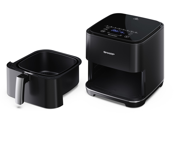 Sharp GS552AEB Air Fryer -kiertoilmakypsennin, 5.5l Sharp GS552AEB Air Fryer -kiertoilmakypsennin, 5.5l