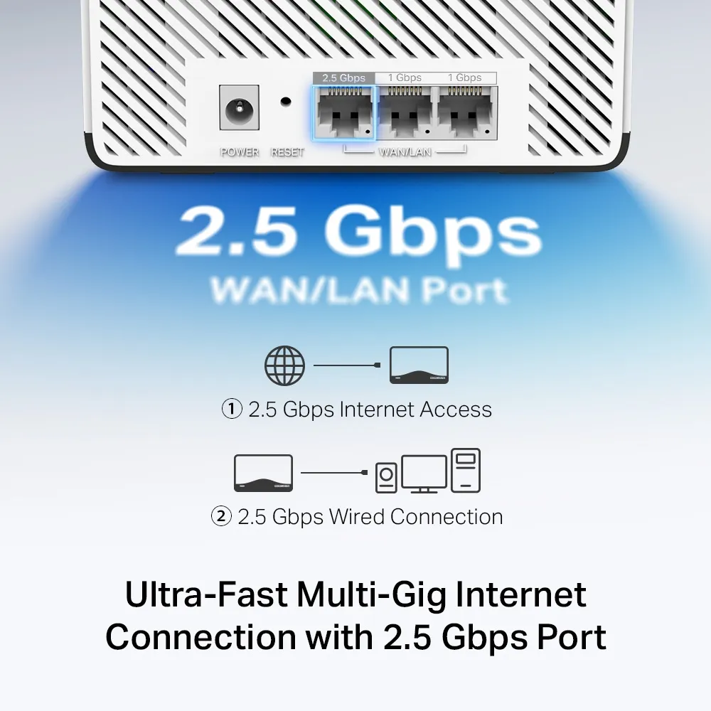 Mercusys Halo H47BE BE9300 Whole Home Mesh WiFi 7 -j&auml;rjestelm&auml;, 2kpl