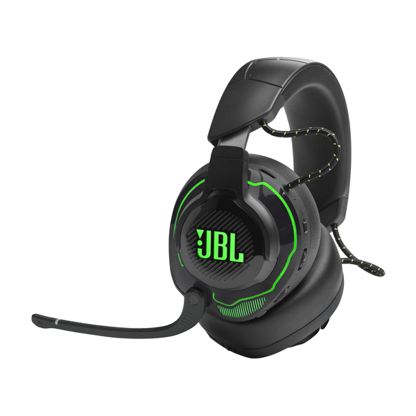 JBL Quantum 910 Xbox -langattomat pelikuulokkeet mikrofonilla, musta/vihreä