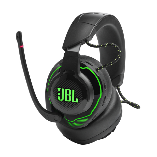 JBL Quantum 910 Xbox -langattomat pelikuulokkeet mikrofonilla, musta/vihreä