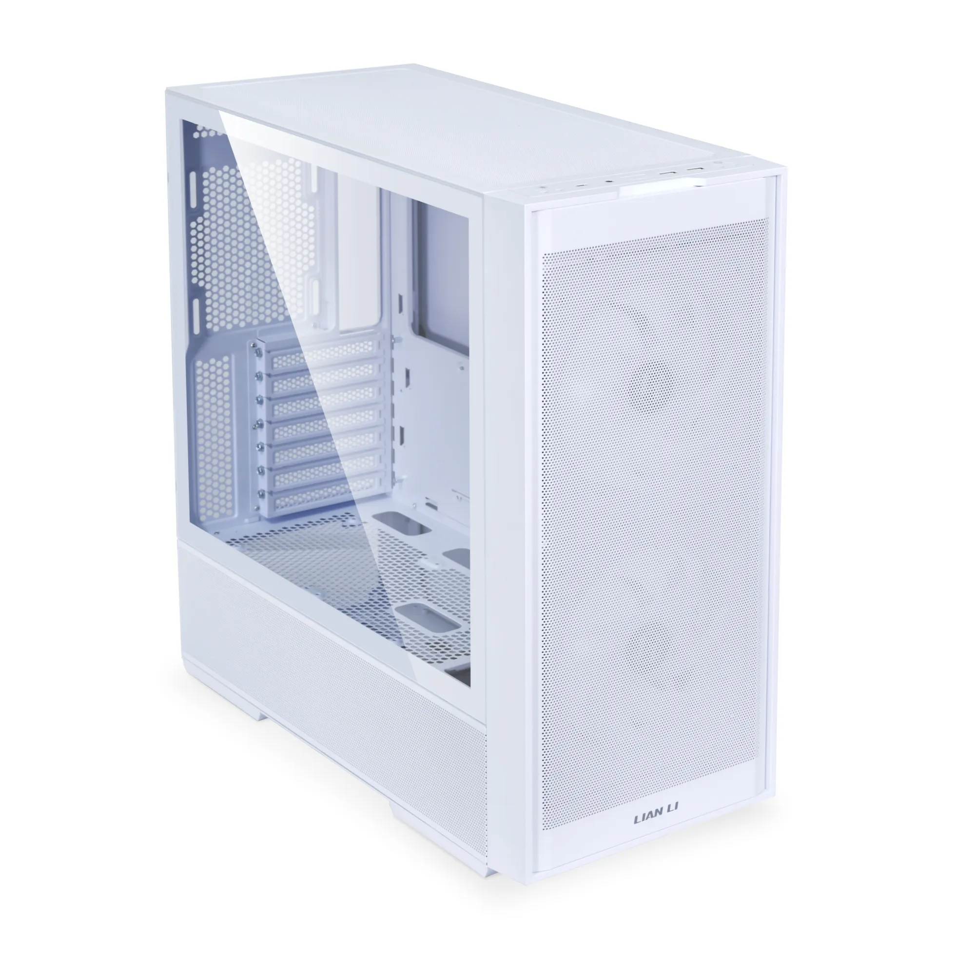 LIAN LI LANCOOL 206RW Midi-Tower Case with window and RGB lighting, White