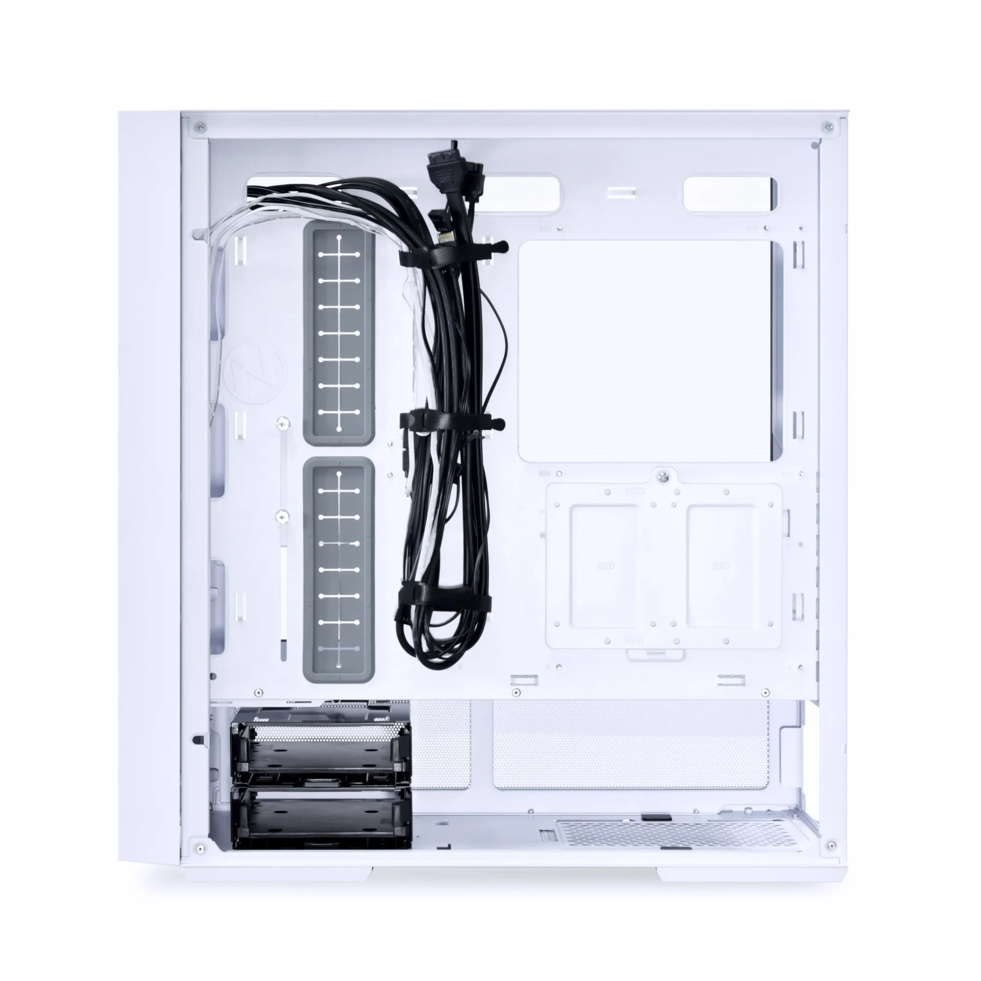 LIAN LI LANCOOL 206RW Midi-Tower Case with window and RGB lighting, White