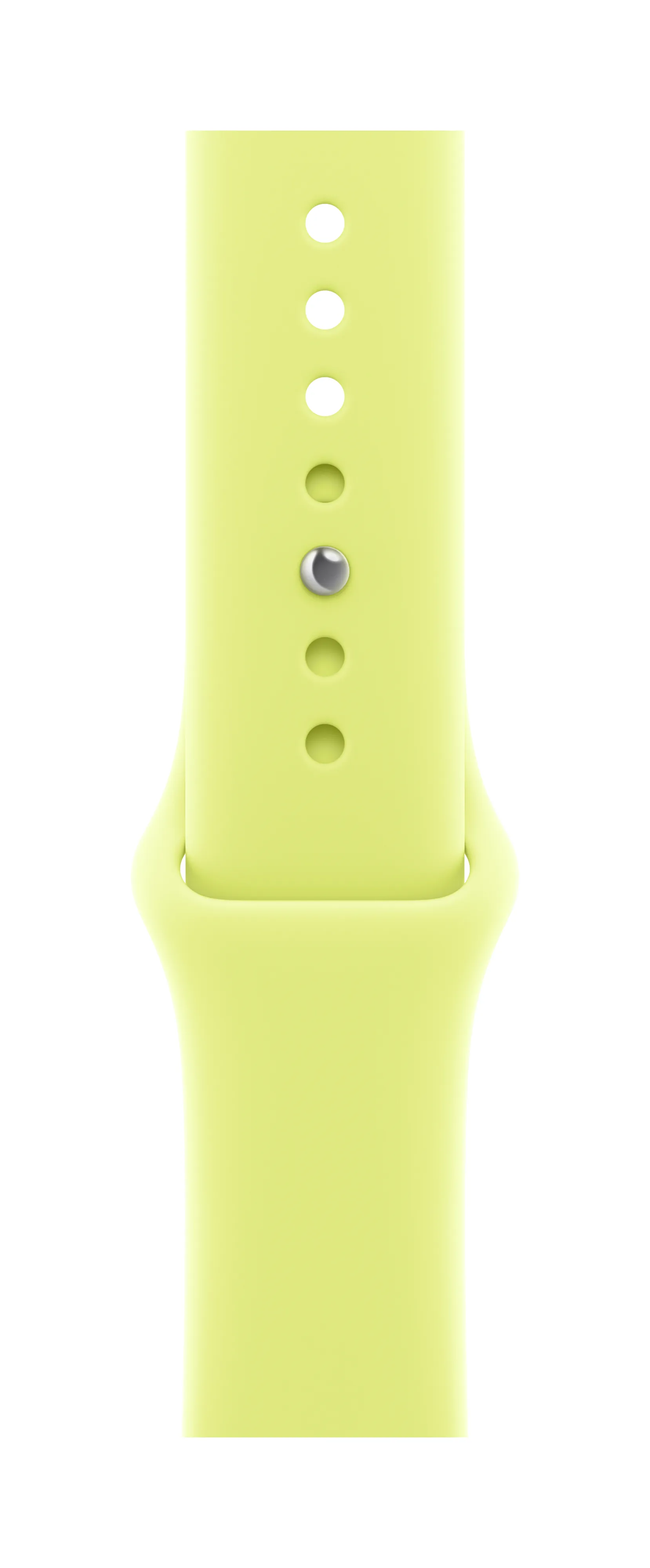 Apple Watch 46 mm -urheiluranneke, Neonkeltainen, S/M