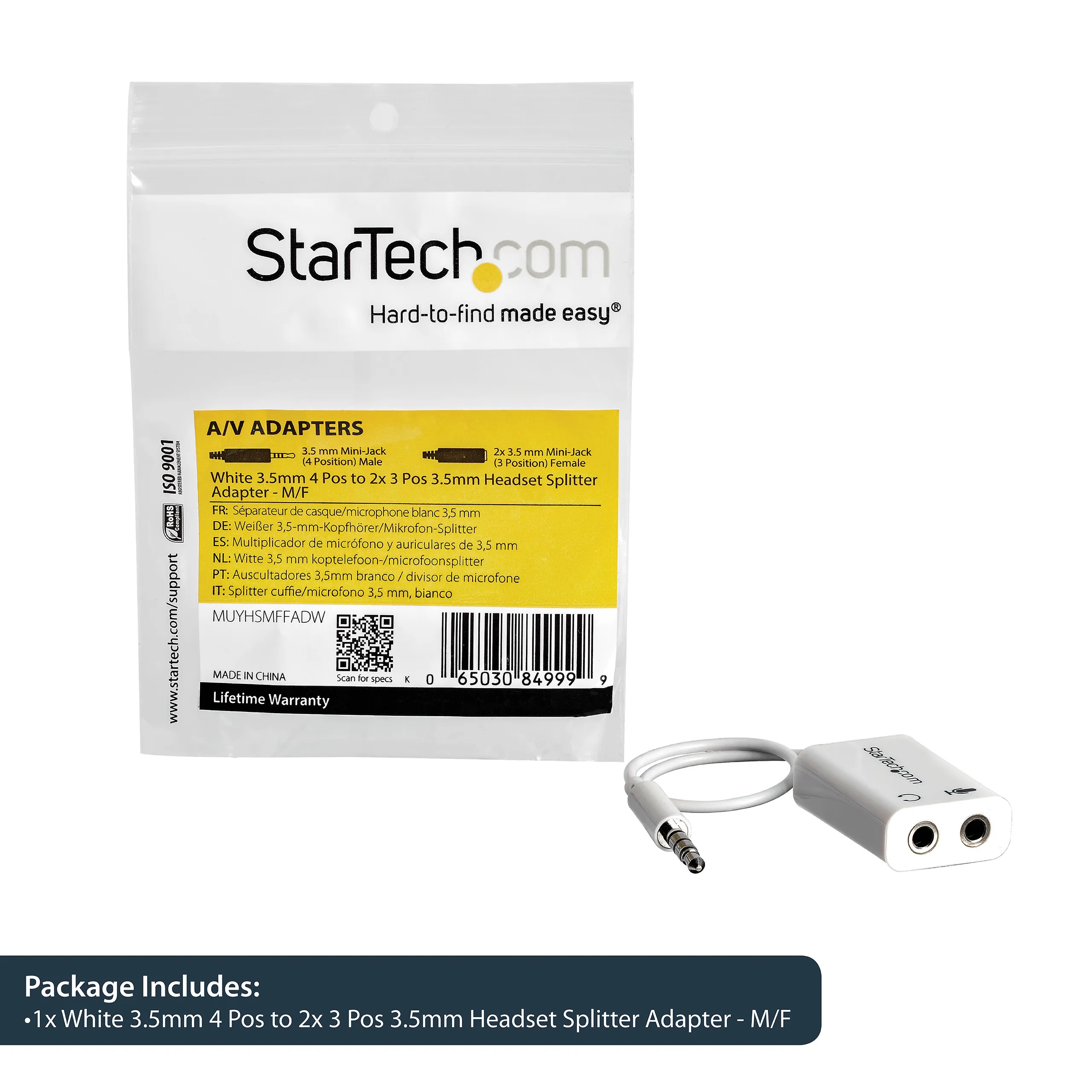 3.5MM HEADSET SPLITTER