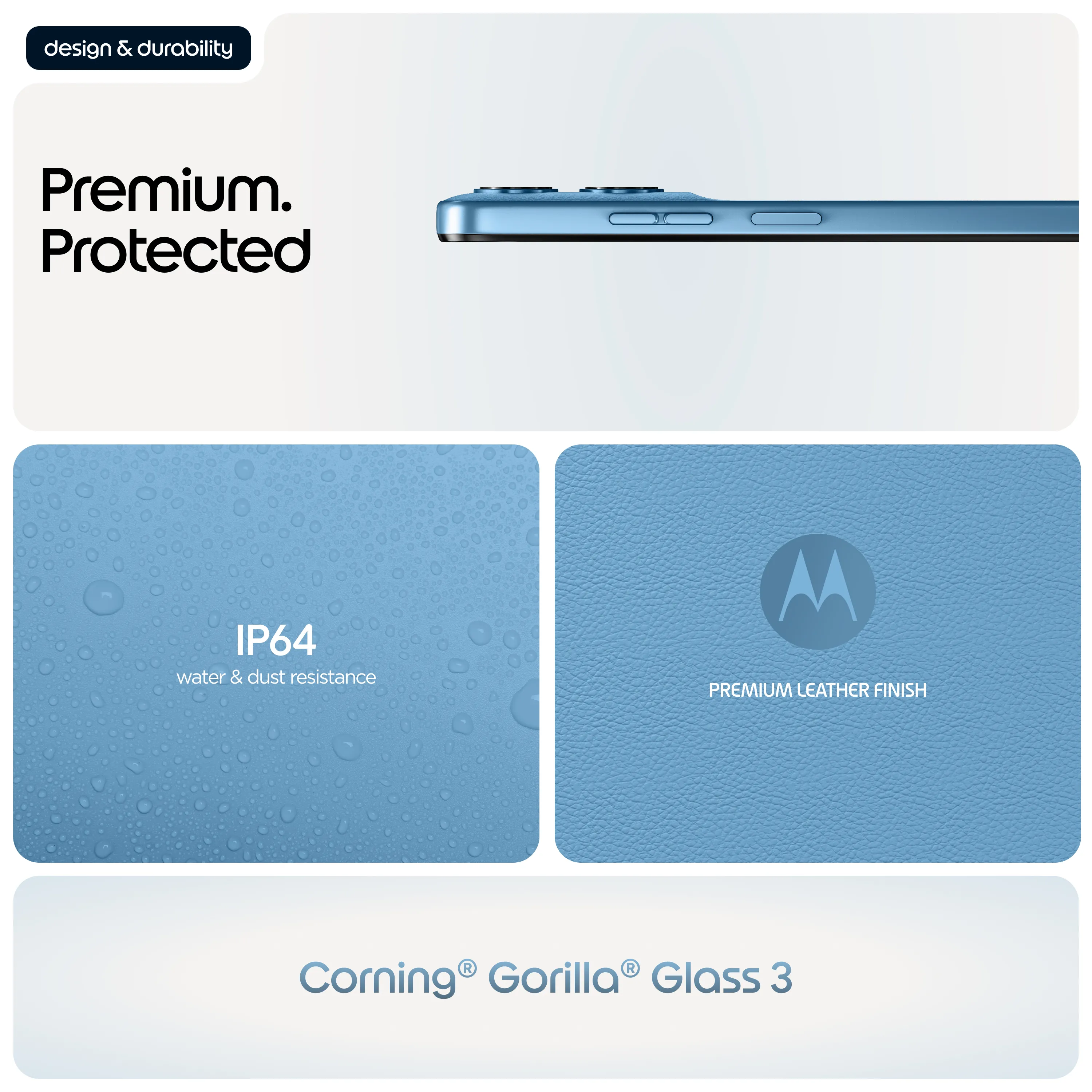 Motorola Moto G17 5G 8/128 GB, PANTONE Alaskan Blue