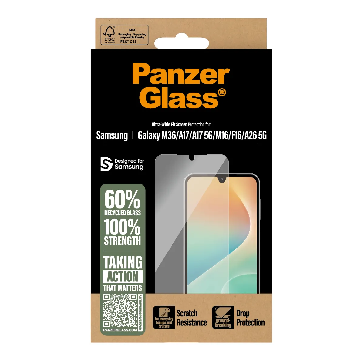 SAFE. by PanzerGlass Ultra-Wide Fit Alignerkit Galaxy A17 / A17 5G - Screen Protector