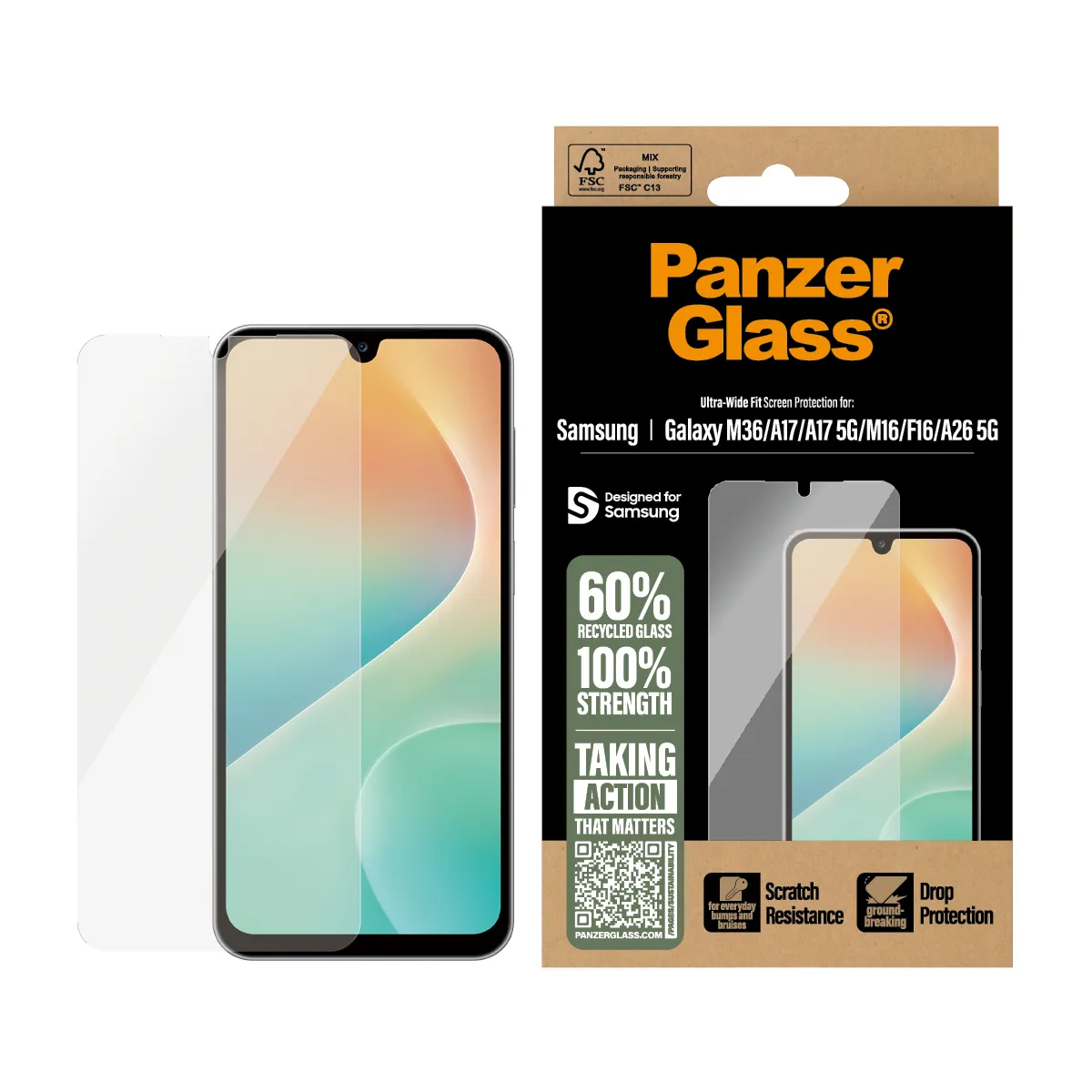 SAFE. by PanzerGlass Ultra-Wide Fit Alignerkit Galaxy A17 / A17 5G - Screen Protector