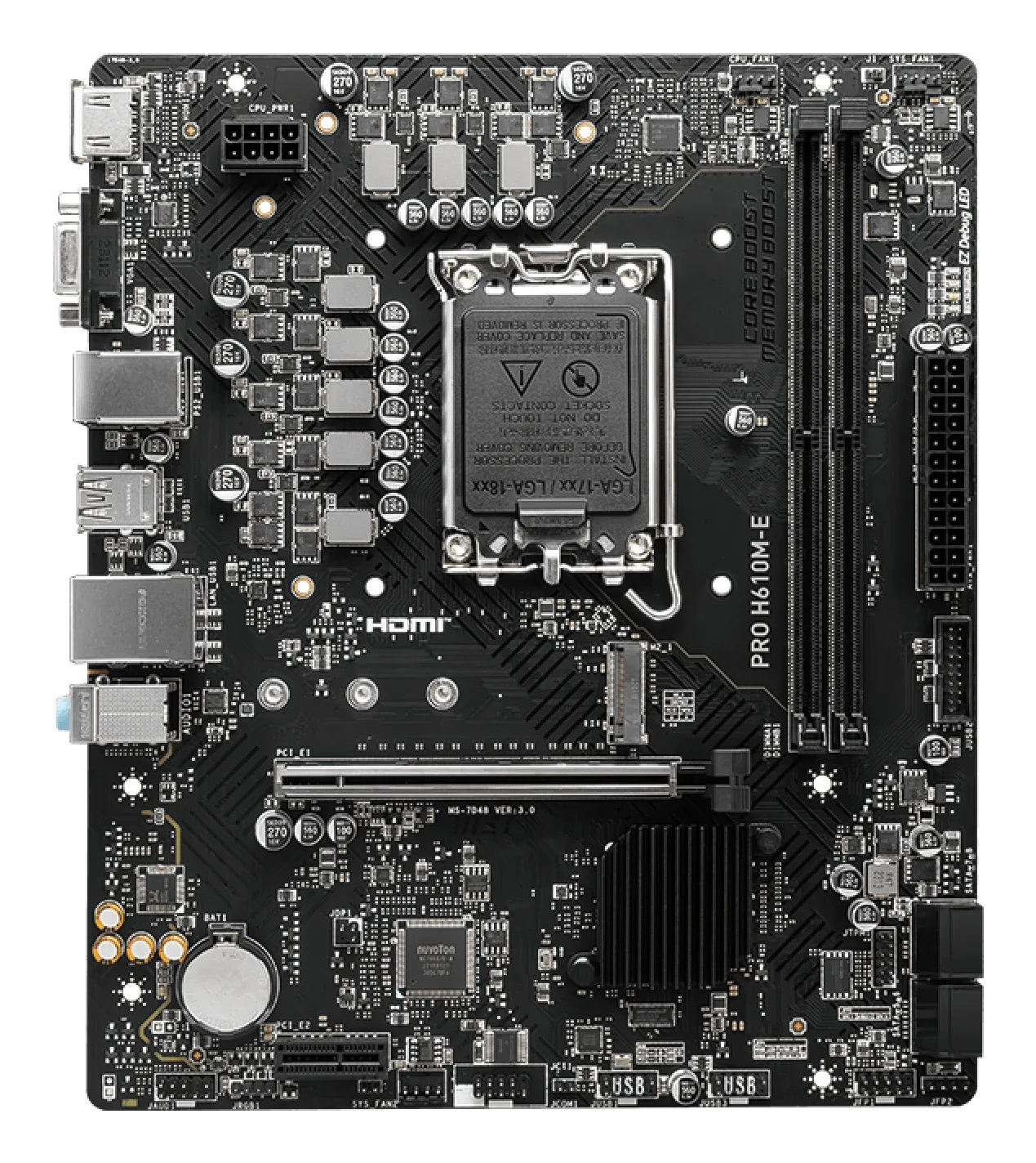 MSI PRO H610M-E mATX - moderkort