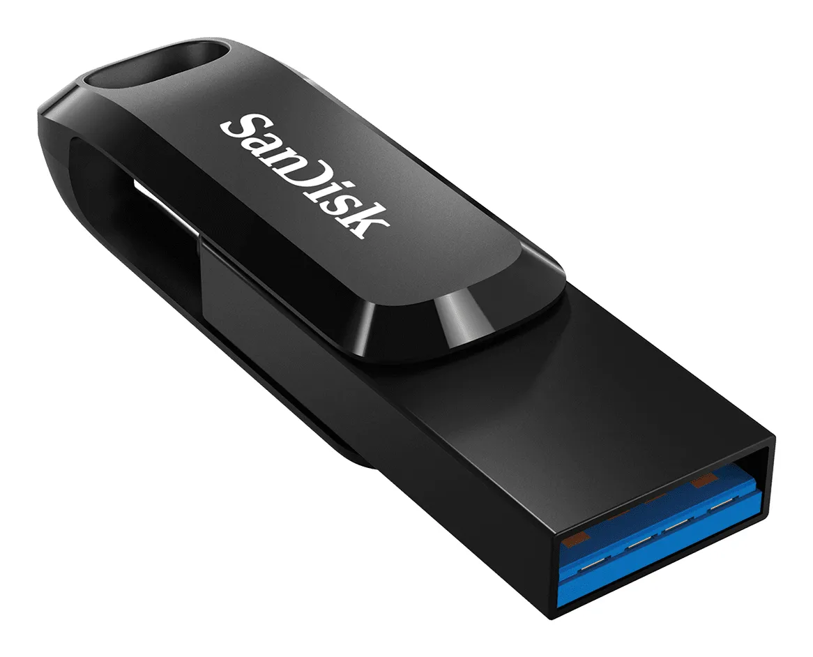 SanDisk Ultra Dual Drive Go USB 3.2 Gen 1 64GB memory stick, Black