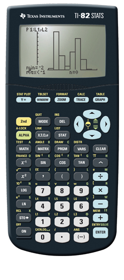 Texas TI-82 Stats calculator UK MANUAL