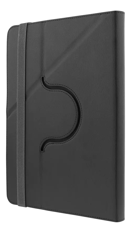 DELTACO Universal tablet fodral, 9/10,1&quot;, integrerat stativ, 360 grade