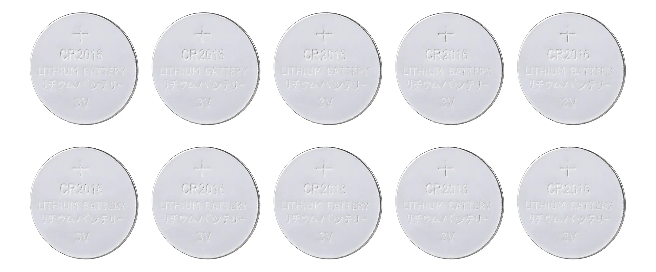 DELTACO CR2016 Lithium - Button Cell Battery, 3 V, 10-Pack