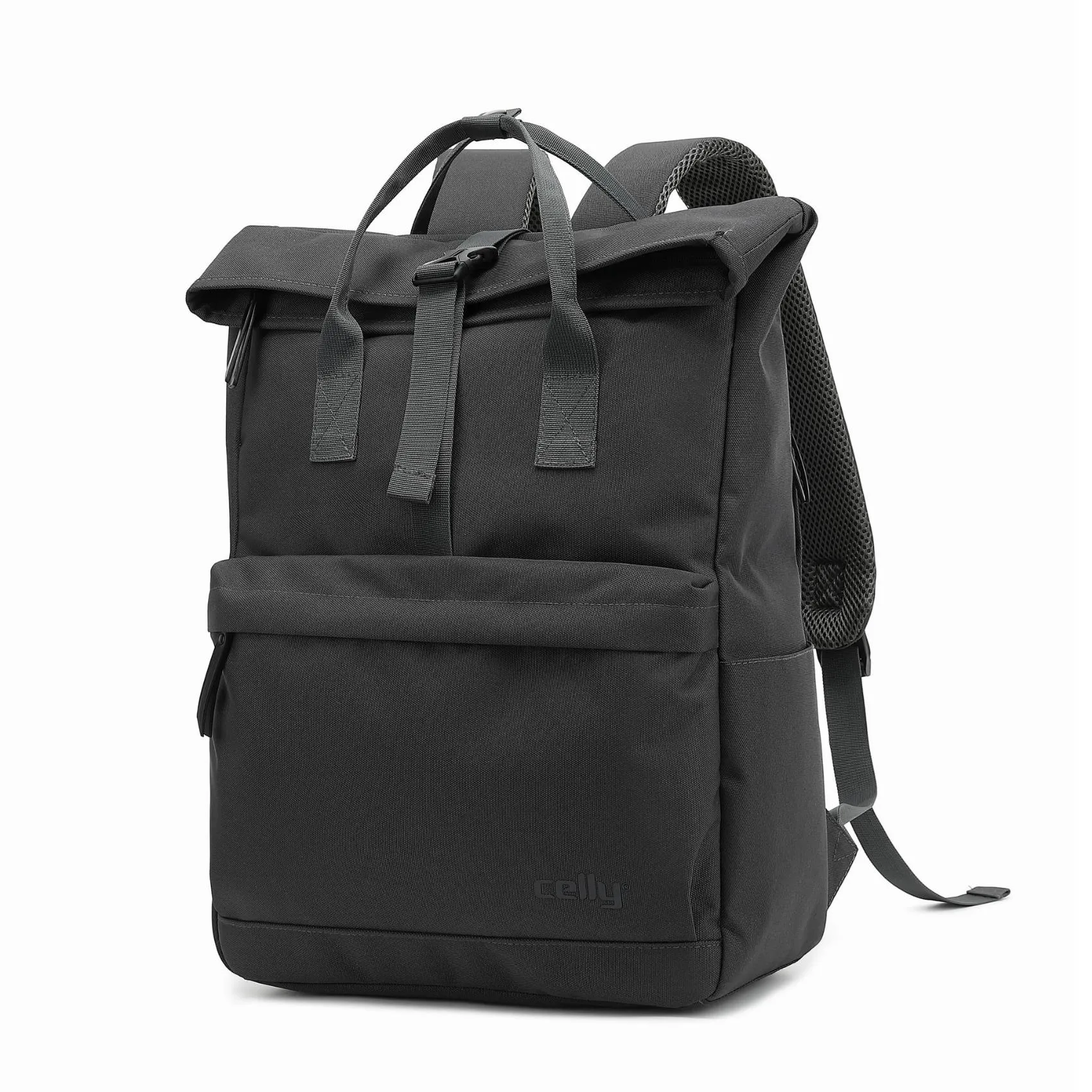 Celly Venturepack - datorryggsäck, svart, 16"