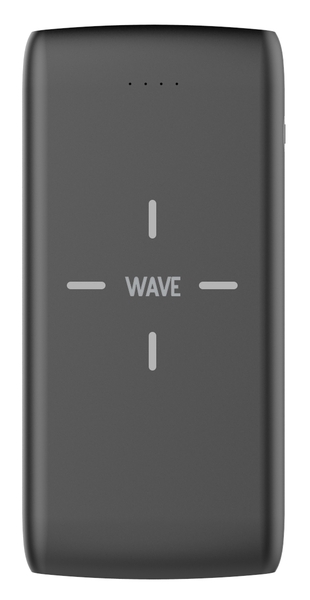 Wave QiPower lis&auml;virta, 10000mAh, Musta