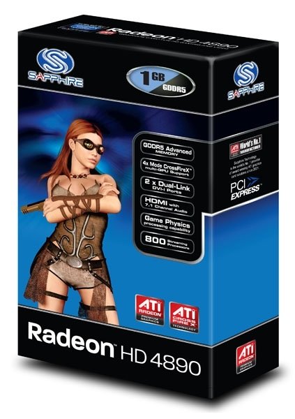 HD4890 1G GDDR5 PCI-E HDMI/DVI-I/DP