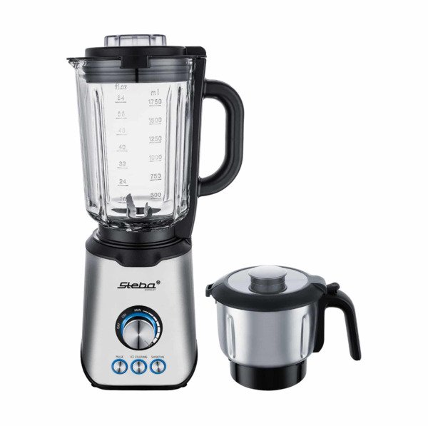 Steba MX 4 PLUS 1200W 1.75L Blender, Brushed stainless steel / black