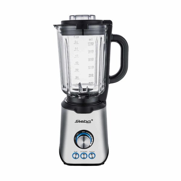 Steba MX 4 PLUS 1200W 1.75L Blender, Brushed stainless steel / black