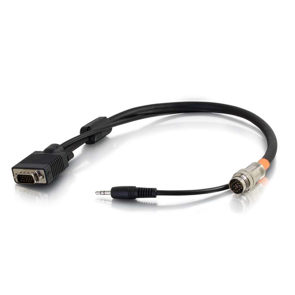 0.5M Rapidrun HD15+3.5 Audio Flying Lead
