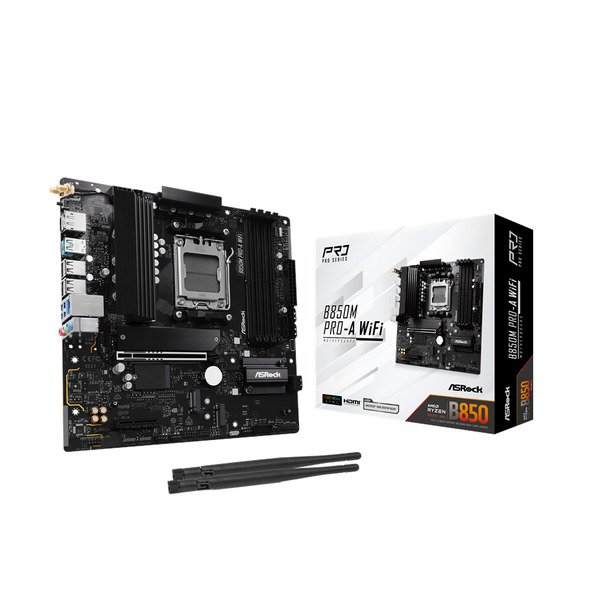 ASRock B850 WiFi AM5 mATX Motherboard