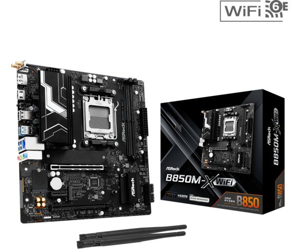 ASRock B850 WiFi AM5 mATX Motherboard