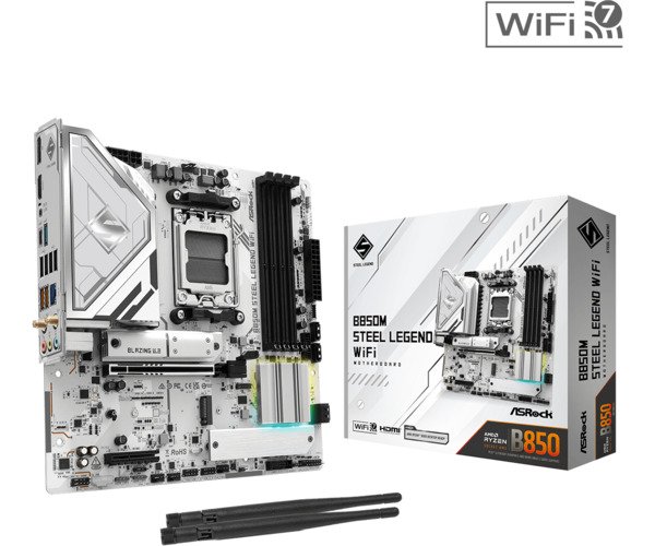 ASRock B850 WiFi AM5 mATX Motherboard