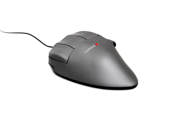 Contour Medium - mouse, grey metal, lefthand