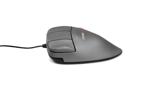 Contour Medium - mouse, grey metal, lefthand