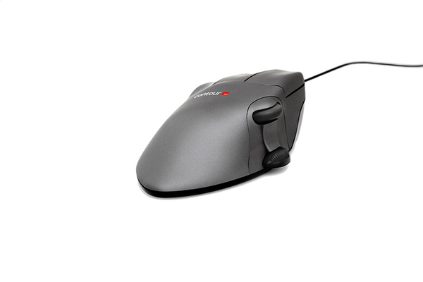 Contour Medium - mouse, grey metal, lefthand