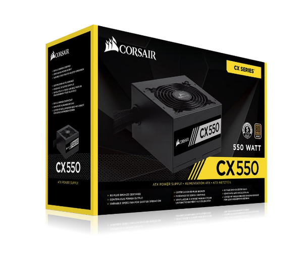 Corsair 550W CX Series CX550 - Power supply