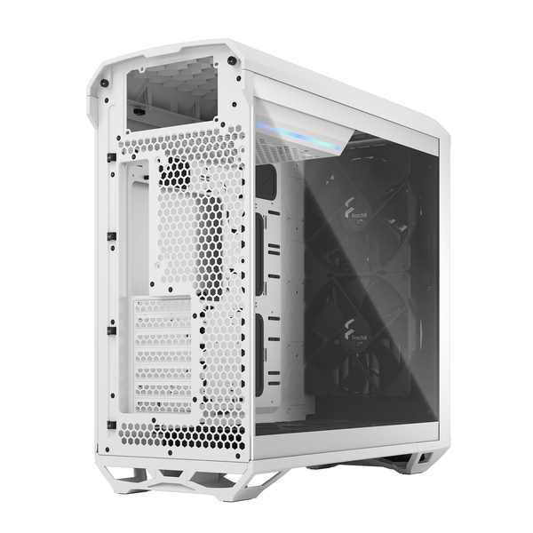 Fractal Design Torrent - Mid-tornikotelo ikkunallinen, White / Clear Tint