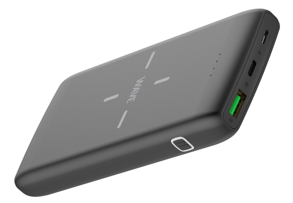 Wave QiPower additional power, 10000mAh, Black