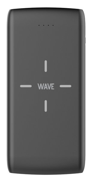Wave QiPower additional power, 10000mAh, Black