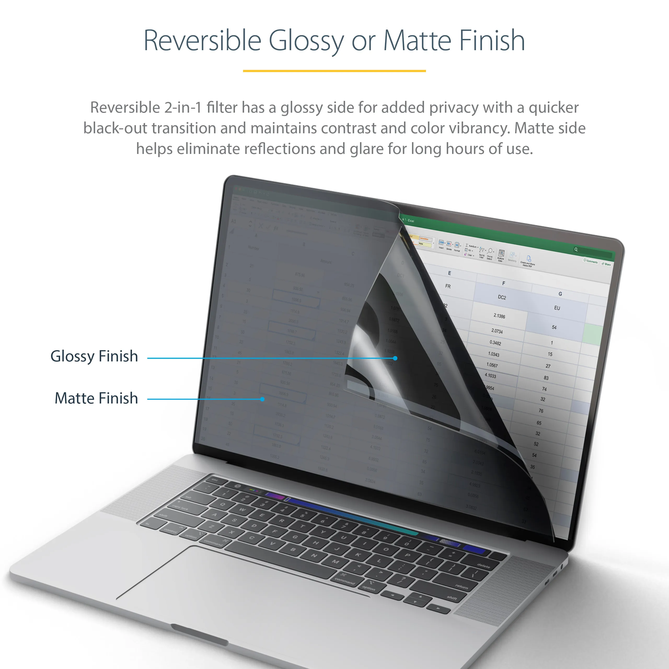 STARTECH.COM 14inch MacBook Pro 21/23 Laptop Privacy Screen Anti-Glare Monitor Privacy Filte STARTECH.COM 14inch MacBook Pro 21/23 Laptop Privacy Screen Anti-Glare Monitor Privacy Filte