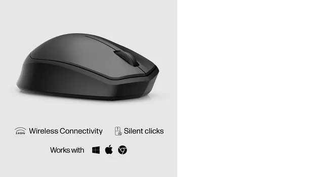 HP 280 Silent Wireless Mouse, Black (Consumer)