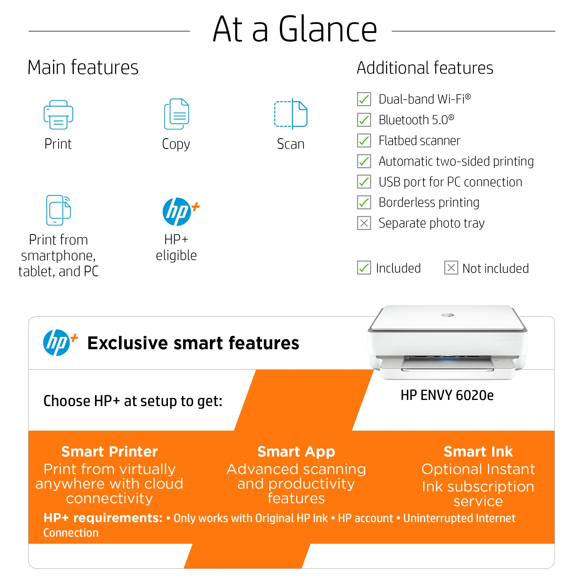 HP ENVY 6020e AiO printer