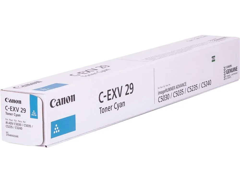 Canon C-EXV29 toner cartridge, Cyan