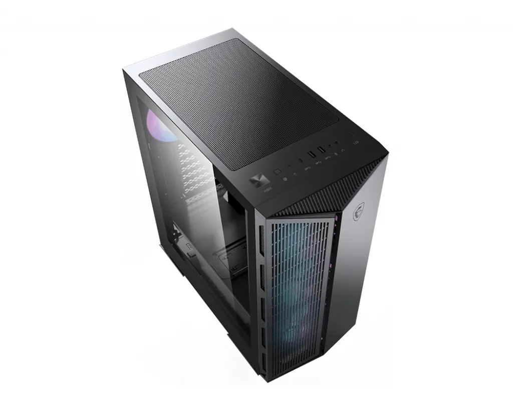 MSI MPG GUNGNIR 111R - miditower chassi, fönster, Svart