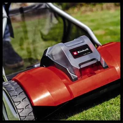 Einhell GE-HM 18/38 Li-Solo Cordless Cylinder Lawn Mower, 18 Volt, 14-38 mm, 45 Litres, 400m&sup2;