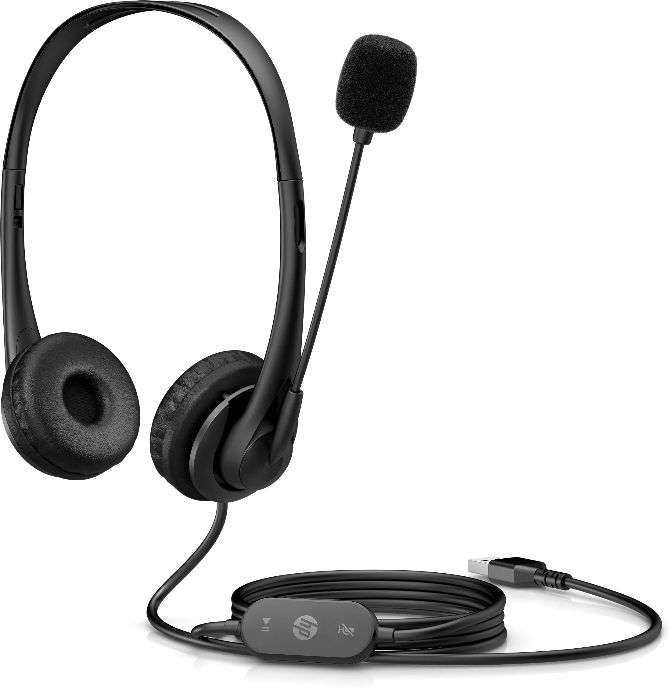 HP Stereo USB Headset G2, Black