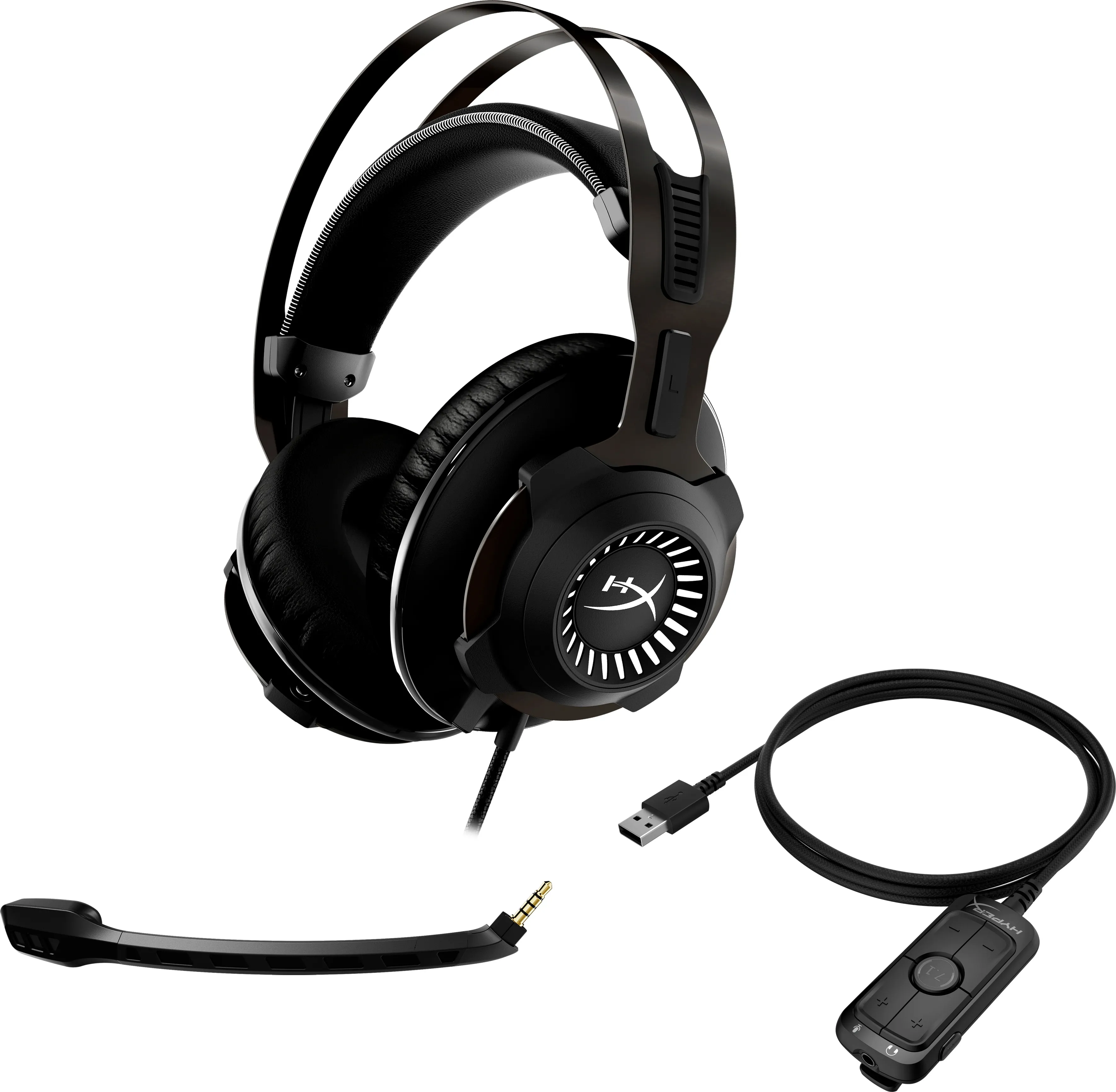HyperX Cloud Revolver +7.1 - spelh&ouml;rlurar, svart