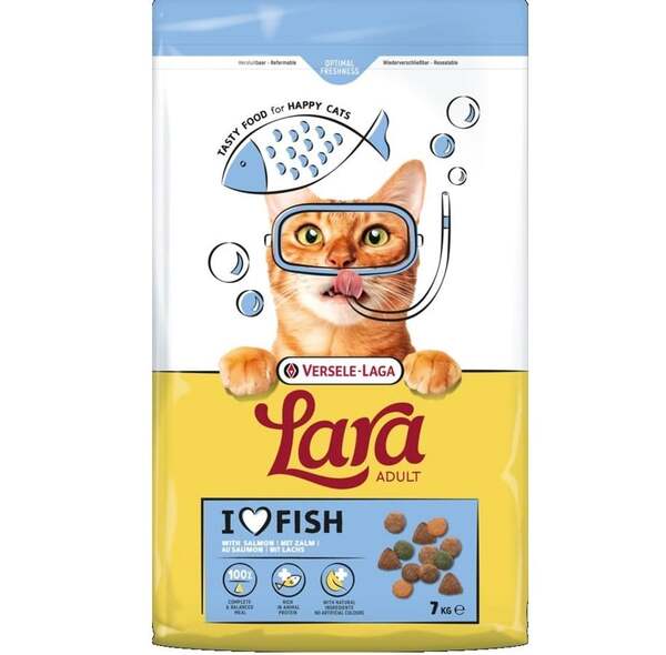 Versele-laga Lara Adult with Salmon, Kissan kuivaruoka, 7 kg