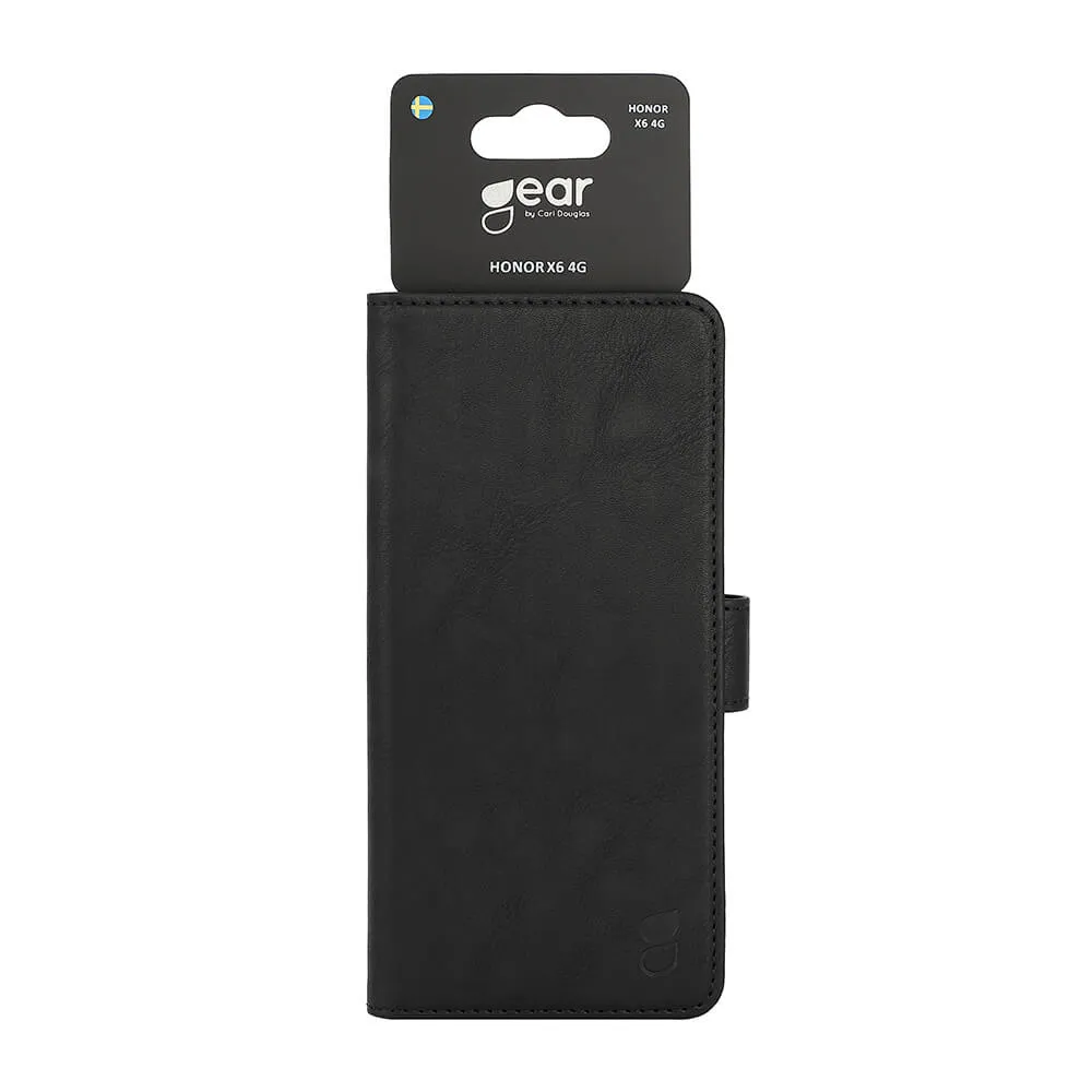 GEAR Wallet, Honor X6 - pl&aring;nboksfodral, Svart